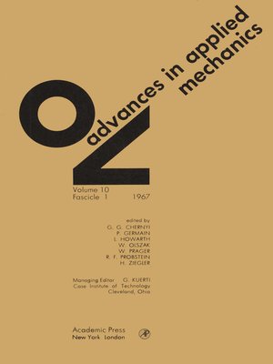cover image of Advances in Applied Mechanics